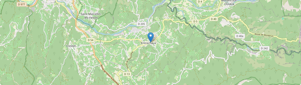 Entrechaux - Carte