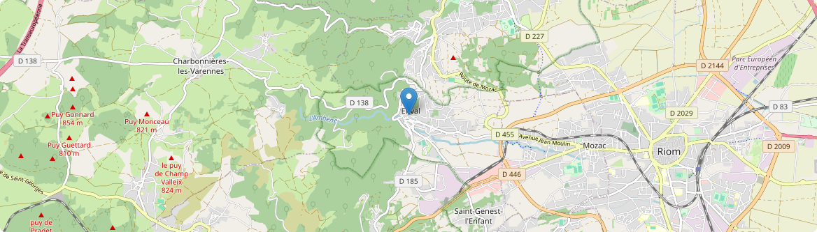 Enval - Carte