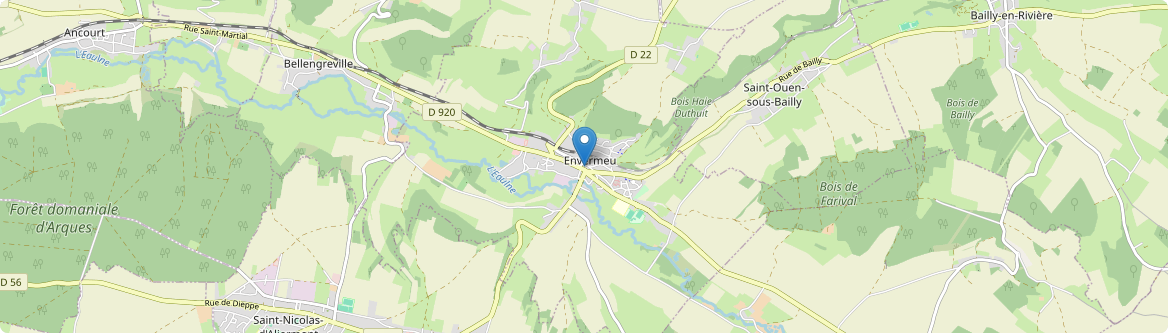 Envermeu - Carte
