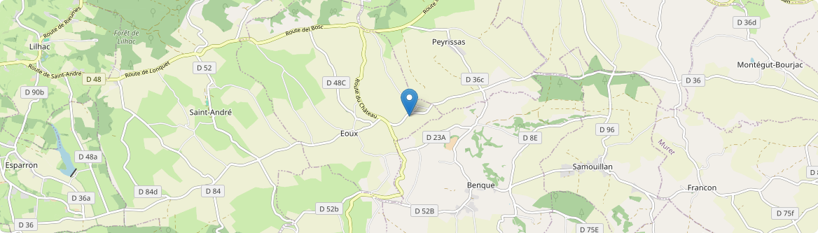 Eoux - Carte