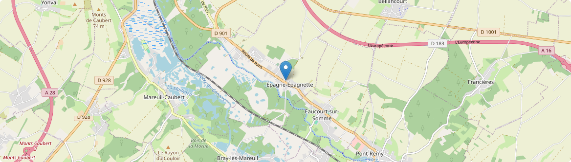 Épagne-Épagnette - Carte