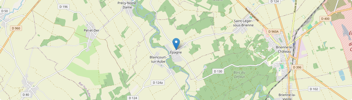 Épagne - Carte
