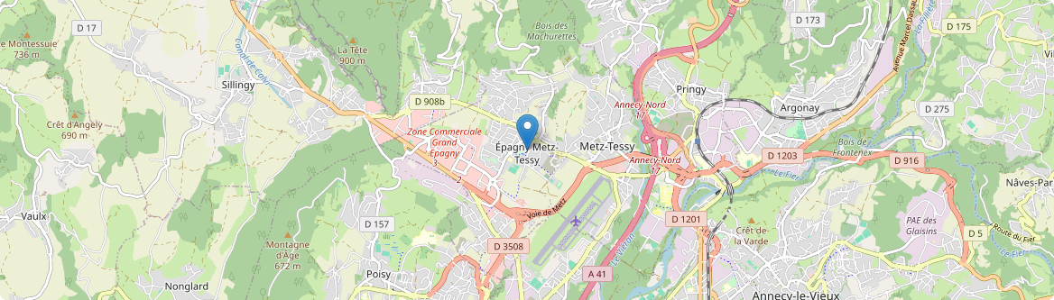 Epagny Metz-Tessy - Carte