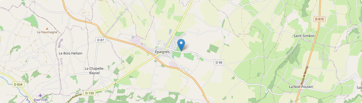 Épaignes - Carte