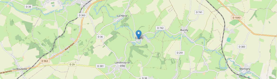 Éparcy - Carte