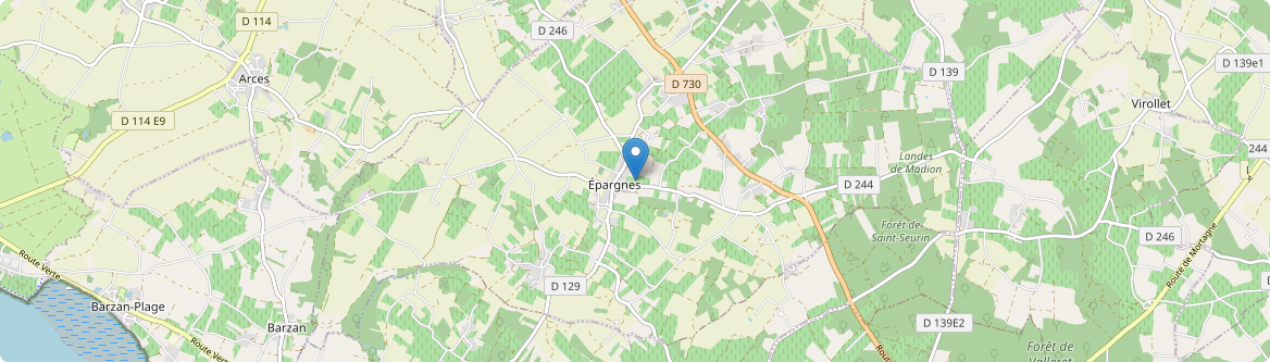 Épargnes - Carte