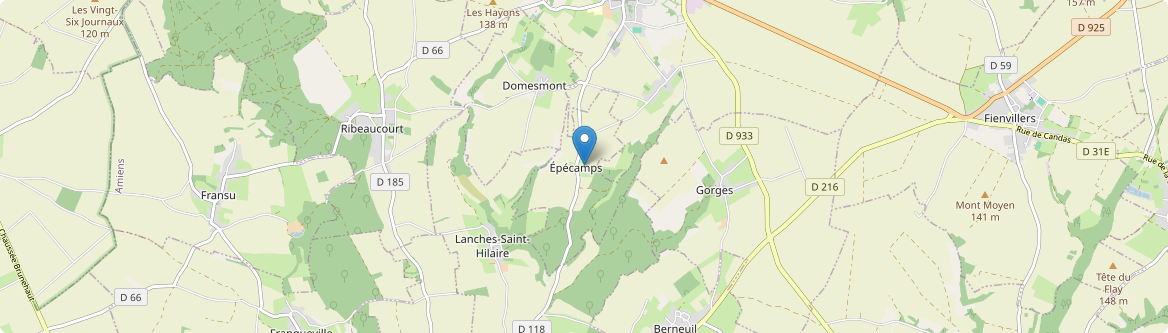 Épécamps - Carte