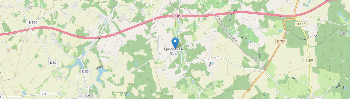 Épeigné-les-Bois - Carte