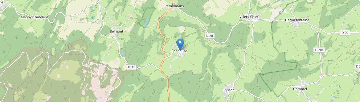 Épenouse - Carte