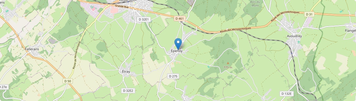 Épenoy - Carte