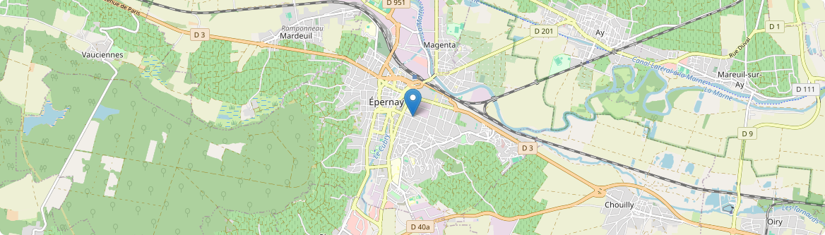 Épernay - Carte