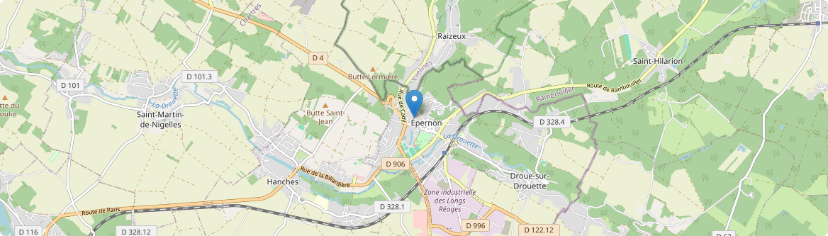 Épernon - Carte