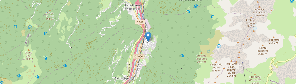 Épierre - Carte