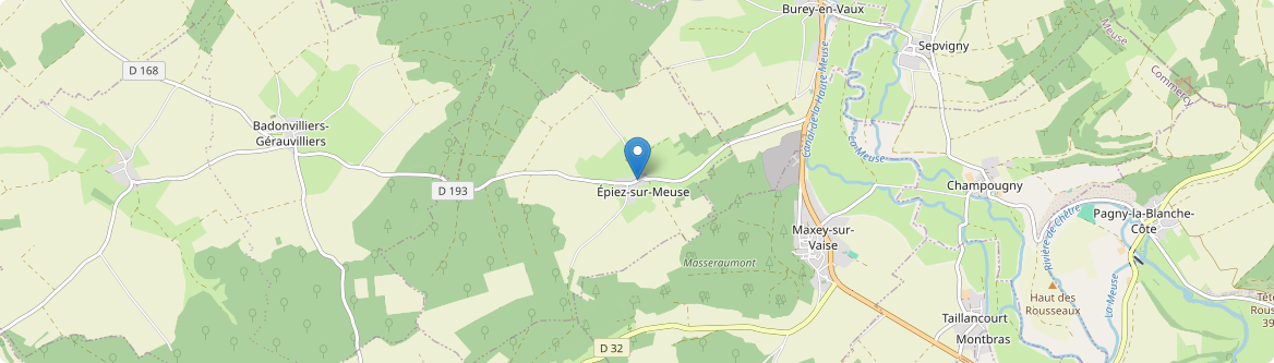Épiez-sur-Meuse - Carte