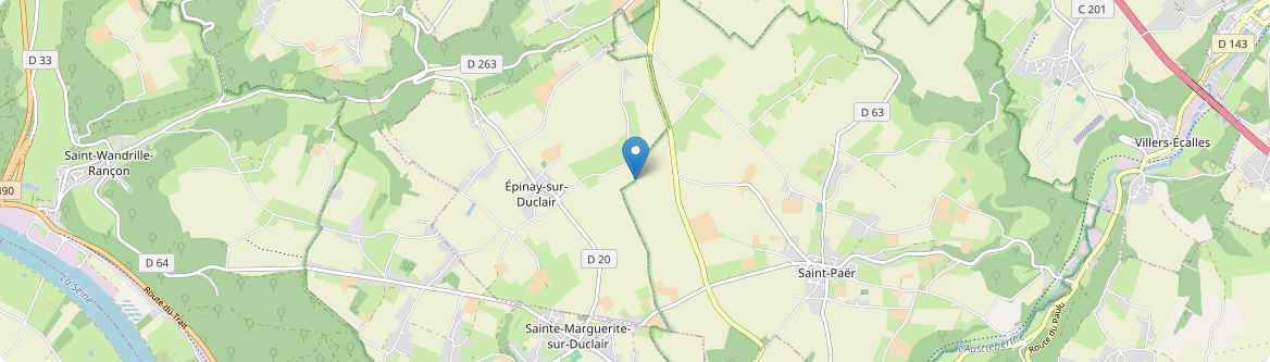 Épinay-sur-Duclair - Carte