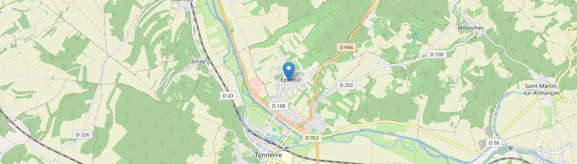 Épineuil - Carte