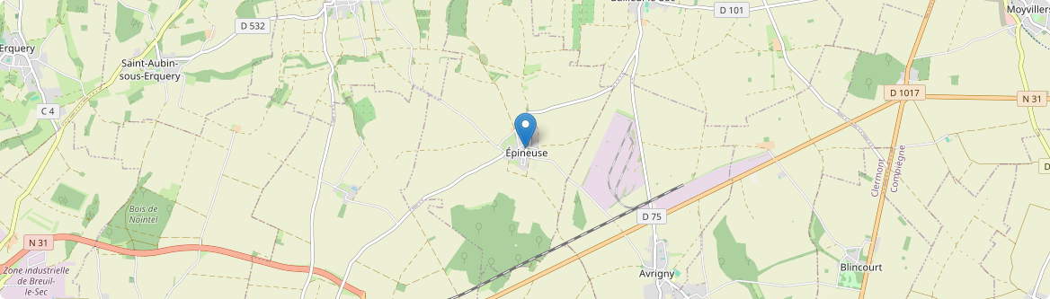 Épineuse - Carte