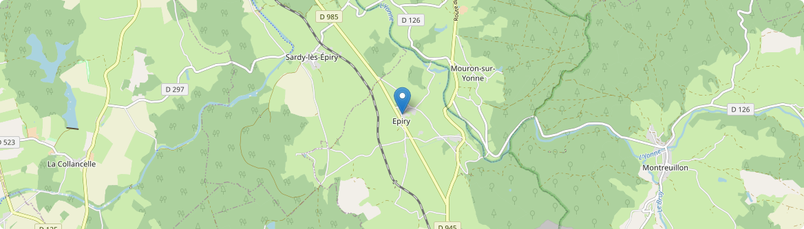 Epiry - Carte
