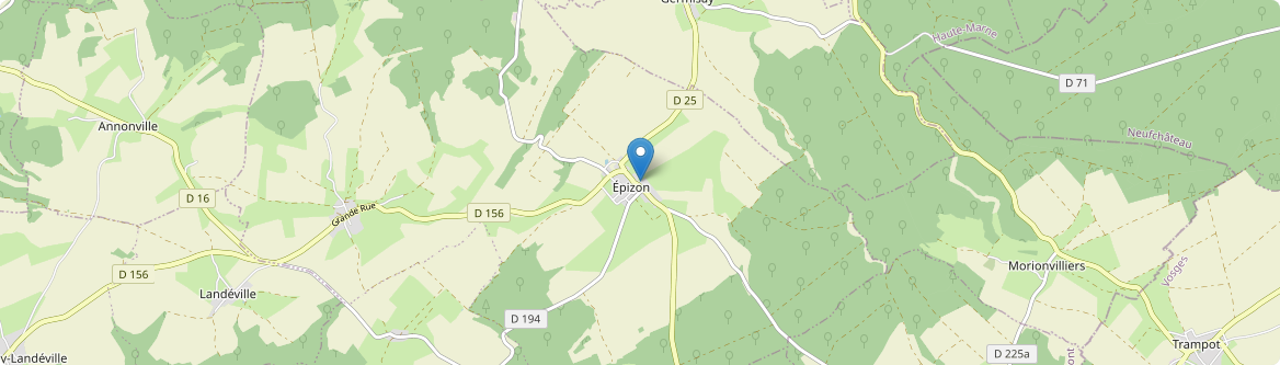 Épizon - Carte