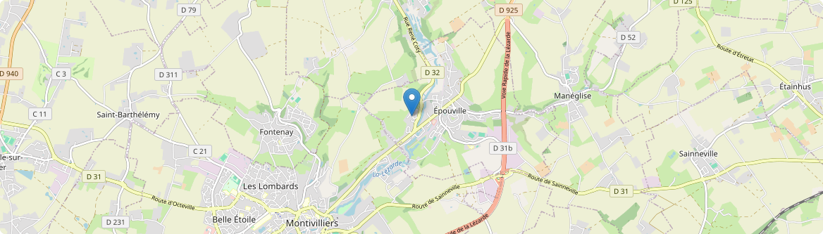 Épouville - Carte