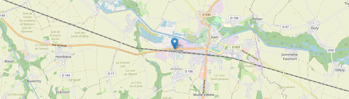 Eppeville - Carte