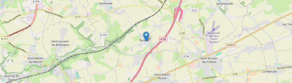Épretot - Carte