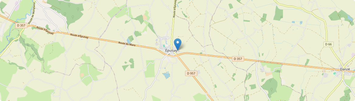 Épuisay - Carte