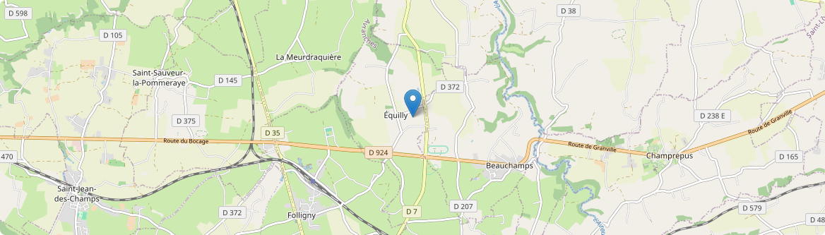 Équilly - Carte