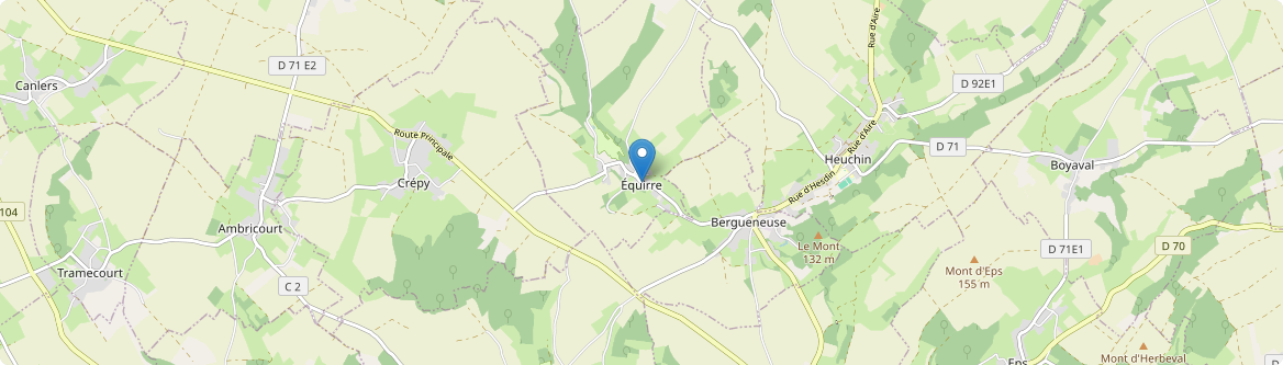 Équirre - Carte