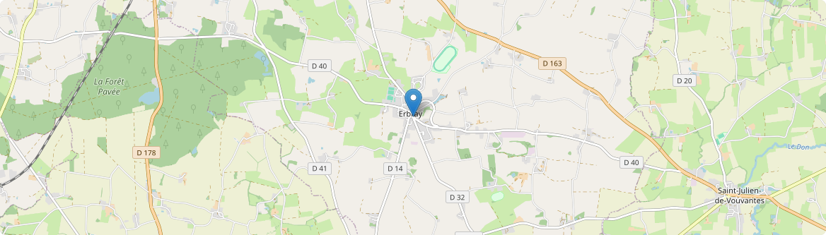 Erbray - Carte