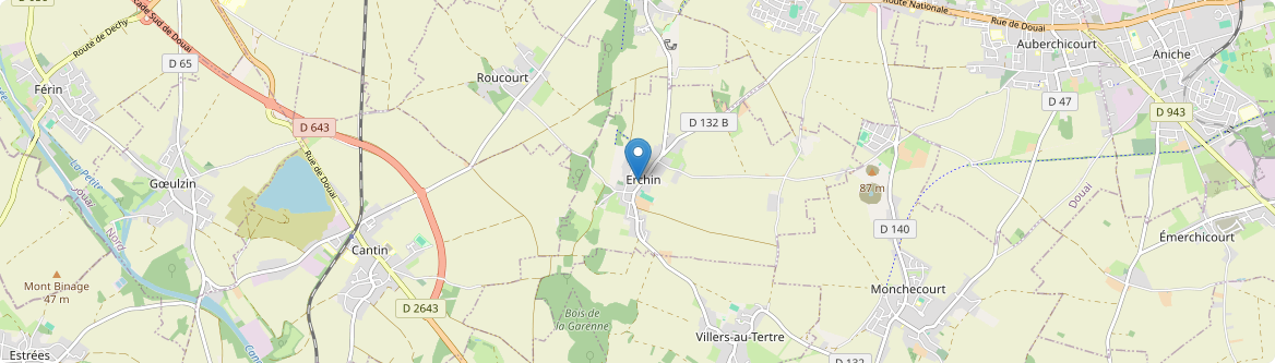 Erchin - Carte