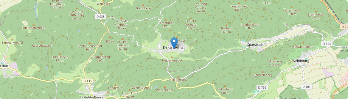 Erckartswiller - Carte