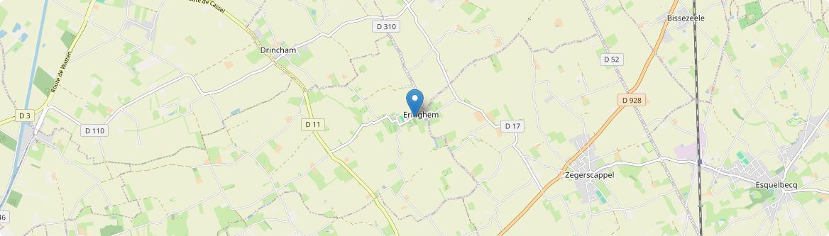 Eringhem - Carte