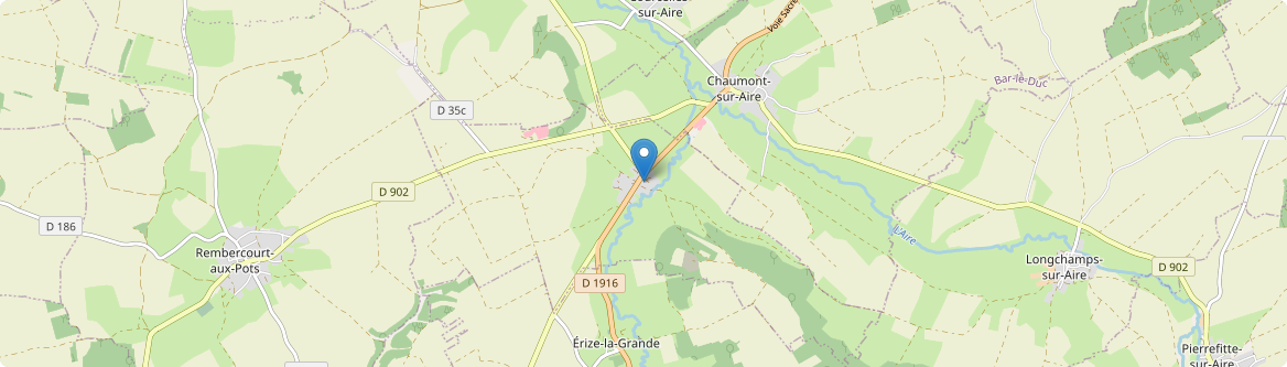 Érize-la-Petite - Carte