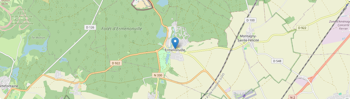 Ermenonville - Carte
