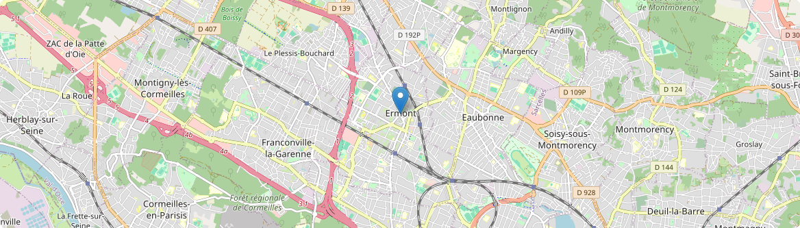 Ermont - Carte