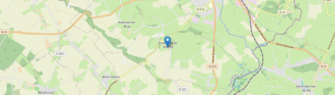 Ernemont-la-Villette - Carte
