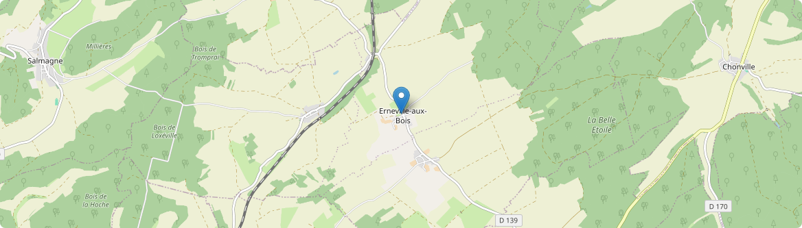 Erneville-aux-Bois - Carte