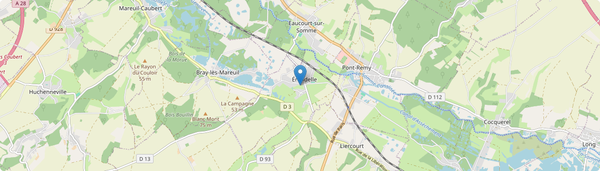Érondelle - Carte