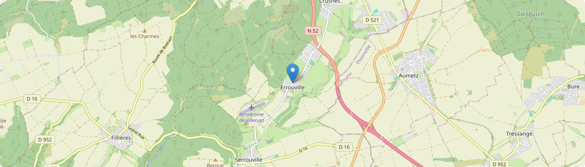 Errouville - Carte