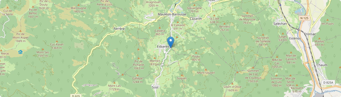 Esbareich - Carte