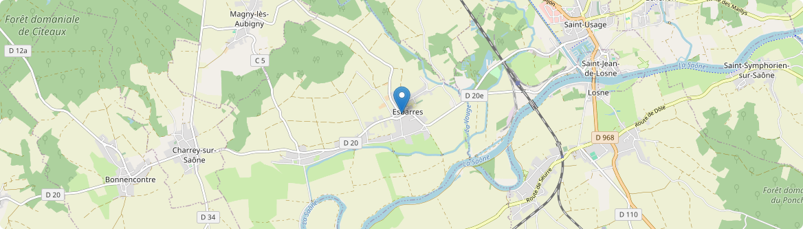 Esbarres - Carte