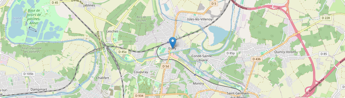 Esbly - Carte