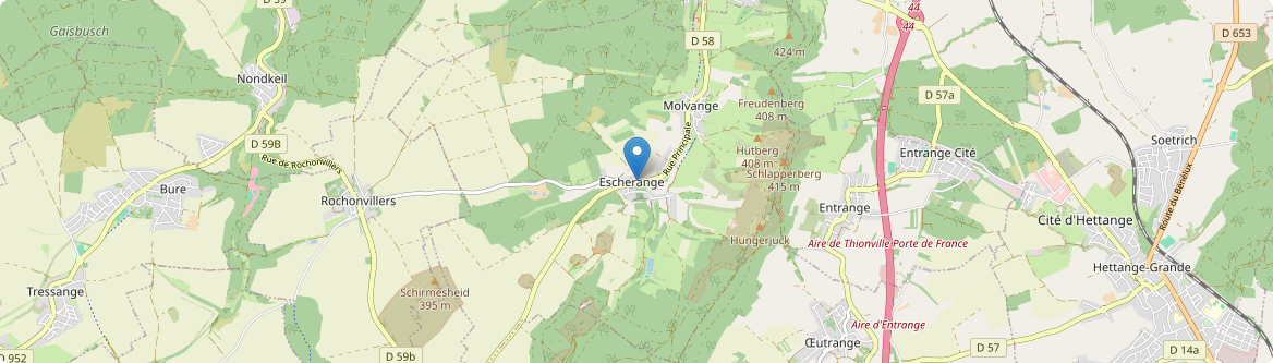 Escherange - Carte