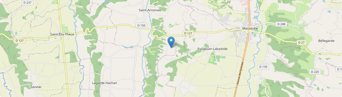 Esclassan-Labastide - Carte