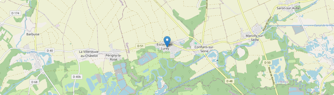 Esclavolles-Lurey - Carte