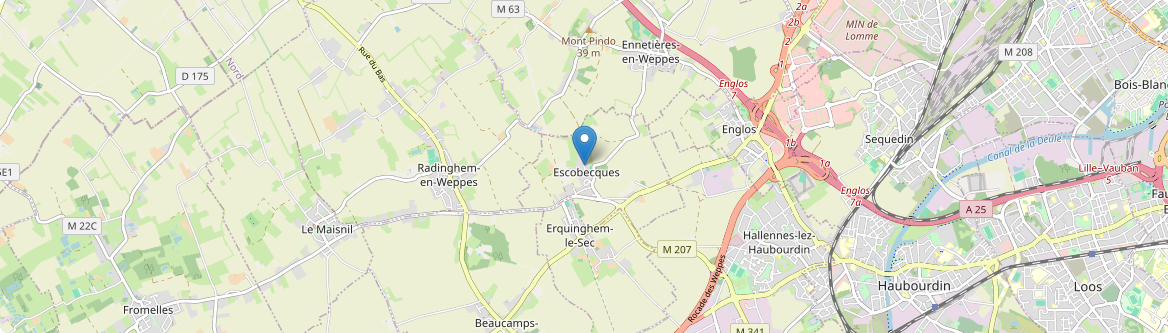 Escobecques - Carte