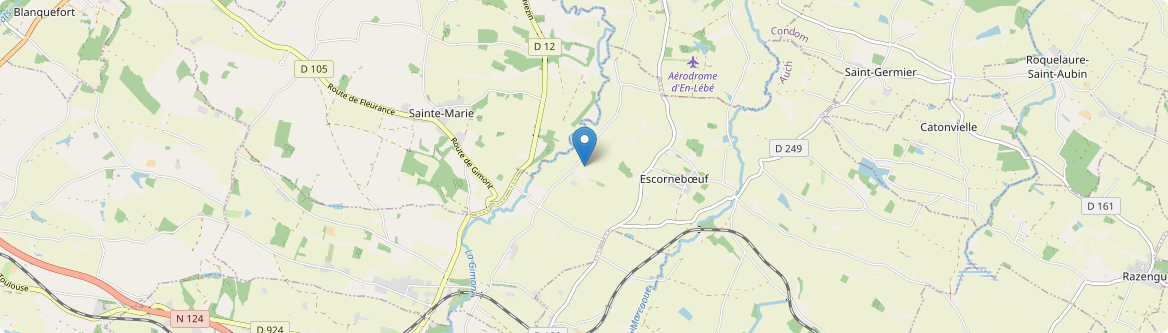 Escornebœuf - Carte
