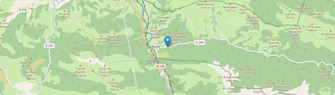 Escot - Carte