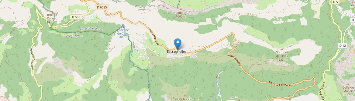 Escragnolles - Carte